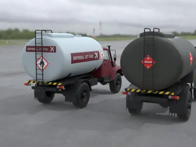 tanker truck 3D model