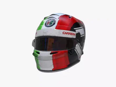 Giovinnazi helmet 2019 Low-poly 3D model