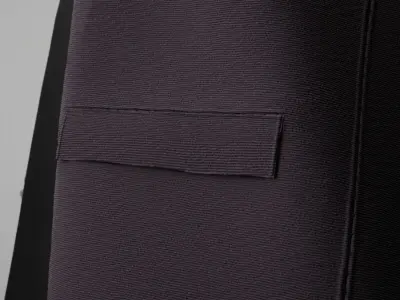 3D Formal Suit with Metahuman Rig 3D model