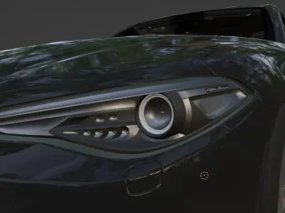 Alfa Romeo Giulia Quadrifoglio Veloce 3D print model