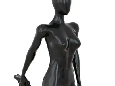 Abstract female mannequin 69 3D model
