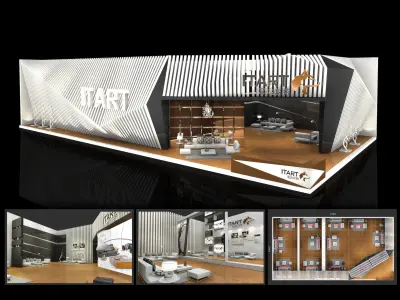Exhibition - Area -27X14-3DMAX2010-024 3D model