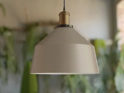 5 Collection  Pendant vintage color lamps 3D model