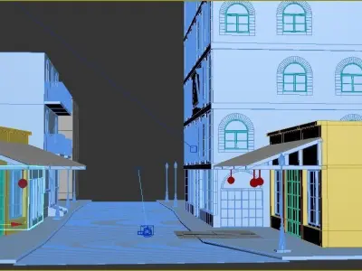 Exterior Buildings 3D model