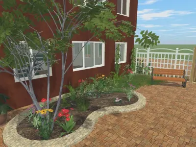 The big beach house Low-poly 3D model