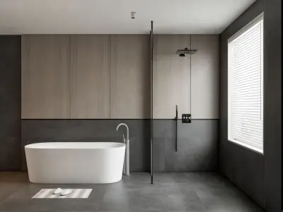 Bathroom 90 3D model