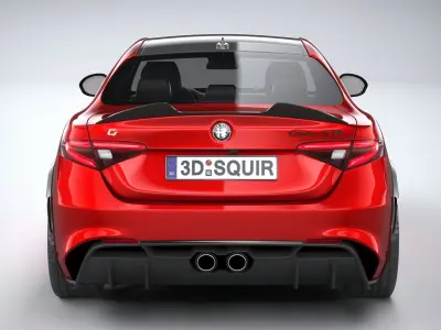 Alfa Romeo Giulia GTA 2021 3D model