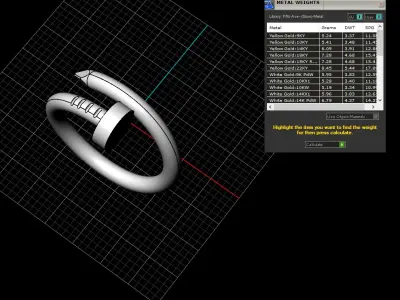 Ring model 616 3D print model