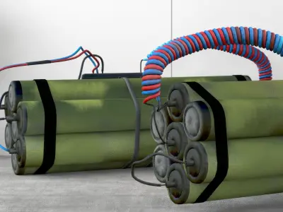 Modern Equipment monomer equipment Bomb 3D model