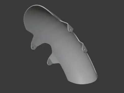 Mudguard mt07 custom gen1 3D print model