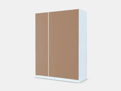 PAX - TYSSEDAL Wardrobe combination 1 Low-poly 3D model