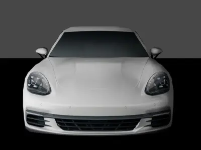 Low-Poly Porsche Panamera Low-poly 3D model