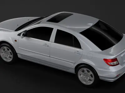 BYD F3 2016 3D model