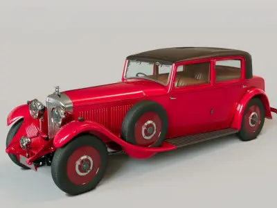 BENTLEY  CAR 1931 model 3D model