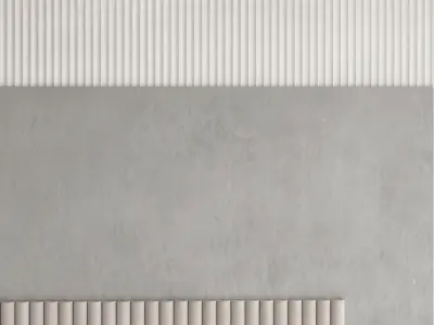 Decorative wall panel set 114 3D model