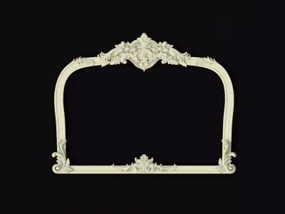 mirror ornate frame 3D model get