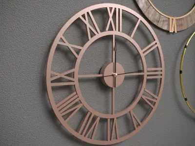 Wall clocks 3D model