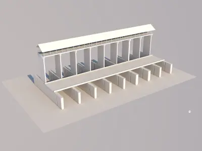  Check Dam 3D model