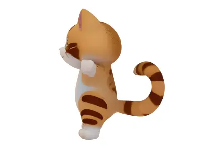 Cartoon Cat 3D model