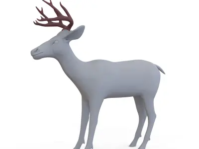 deer BLENDER MODEL 3D model