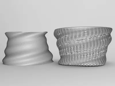 Vase Voronoi 25 3D print model