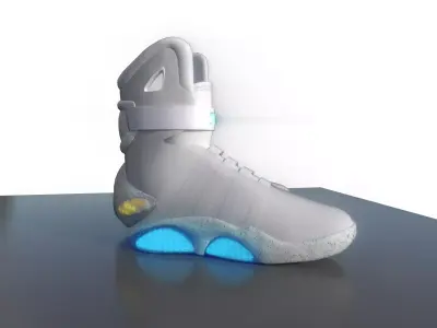 NIKE AIR MAG PBR Materials Low-poly 3D model