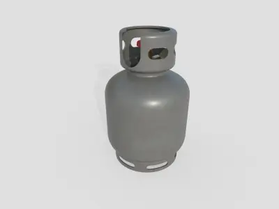 Gas Bottle M2 Low-poly 3D model