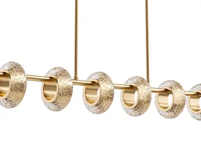 Marilyn Luxury Copper Pendant Light 3D model