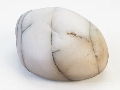 Small Stone 03 PBR Low-poly 3D model