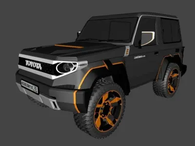 Toyota Land Cruiser XJ700 Concept  3D model