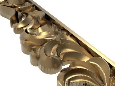 Carved Picture Frame 3D model