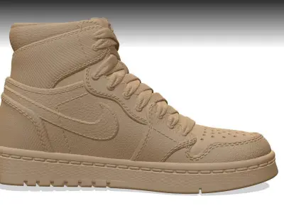 NIKE AIR JORDAN 1 SHOE SCULPTURE 3D model
