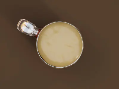 Glass Mug of Brown Ale 3D model