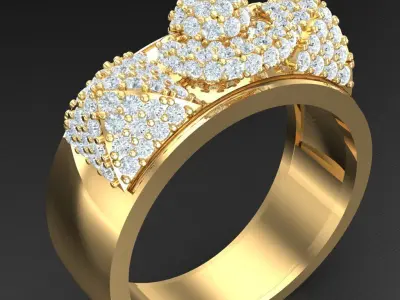 Luxury Men Rings Designs 4MR021 3D print model