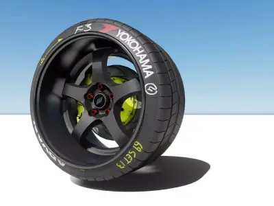 Work Meister Wheel 3D model