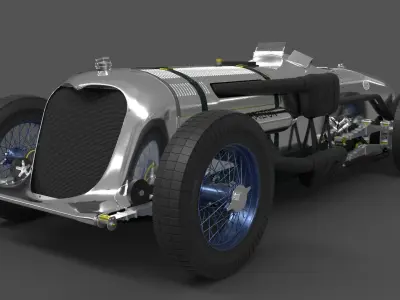 Napier Railton 3D model