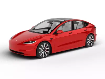 Tesla Model 3 2024 3d model 3D model