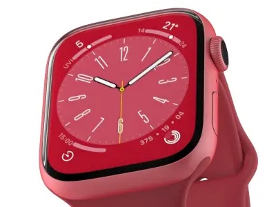 Apple Watch Series 8 Red  3D model