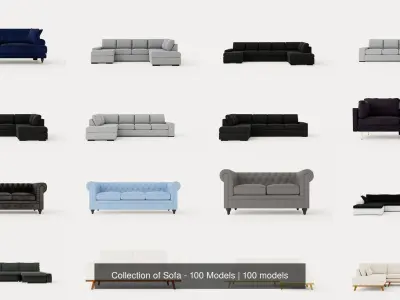 Collection of Sofa - 100 Models
