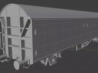 H0 1-87 scale Hbis 298 freight car  3D print model
