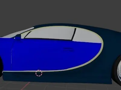 Bugatti Chiron 2017 3D model