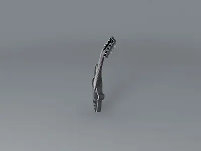 Schecter Hellraiser C7 guitar Free 3D model
