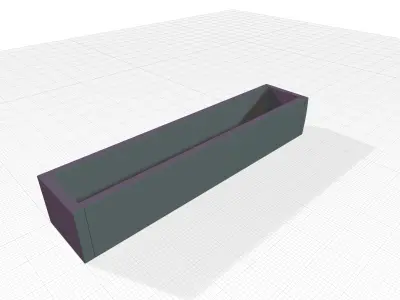 Pinheiro Medieval Serving Tray - 2 Colour Low-poly 3D model