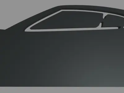 Nissan GTR Key Ring 3D print model