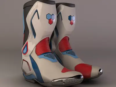 Racing Boots 3D model