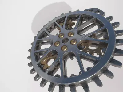 Planetary Gear Keychain Free 3D model