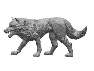 wolf - 3D model