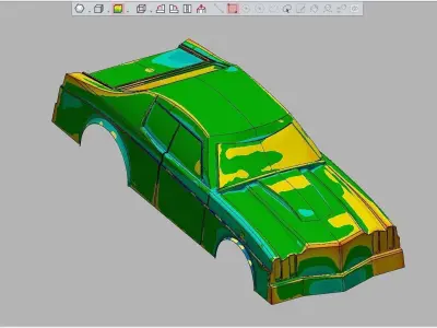 3D CAD model for toy car CADILLAC 3D print model