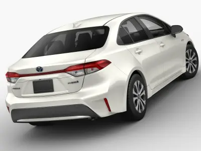 Toyota Corolla Sedan US hybrid 2020 3D model