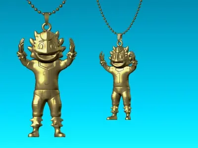 Necklaces OHIO STATE UNIVERSITY - Hanging Figurine  3D print model
